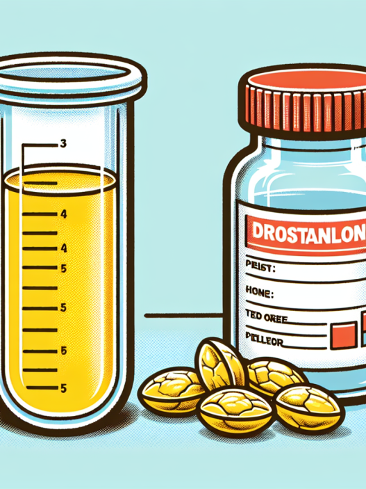 ¿Drostanolone pastillas cambia el color de la orina?