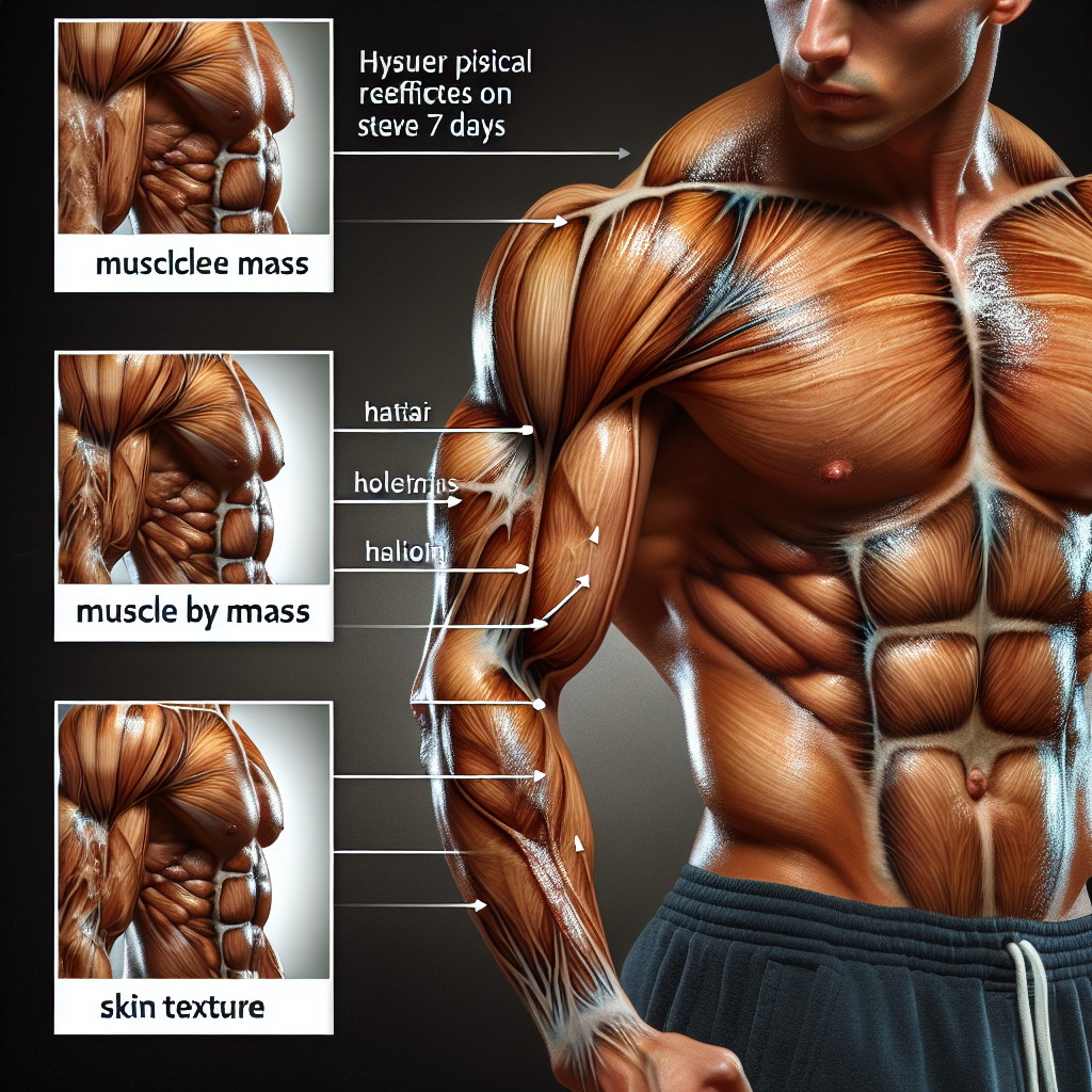 Efectos visuales y físicos tras 7 días con Halotestin