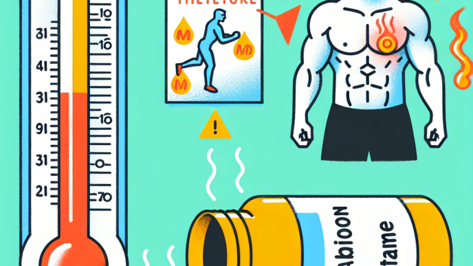 ¿Metandienona puede causar aumento de temperatura corporal?