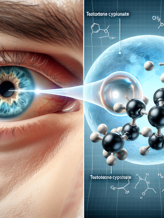 Cipionato de testosterona y cambios en la presión ocular