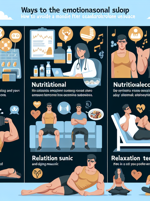 Cómo evitar el bajón emocional post-Oxandrolona