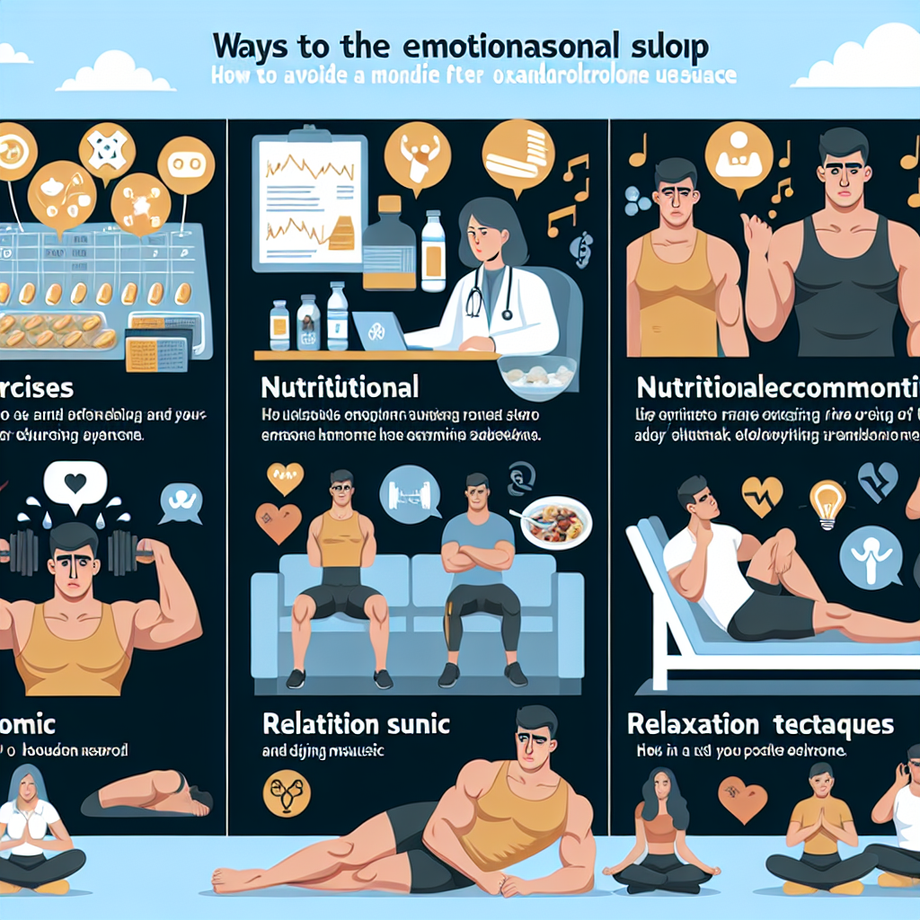 Cómo evitar el bajón emocional post-Oxandrolona