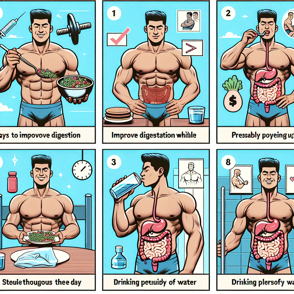 Cómo mejorar tu digestión mientras tomas Enantato de testosterona
