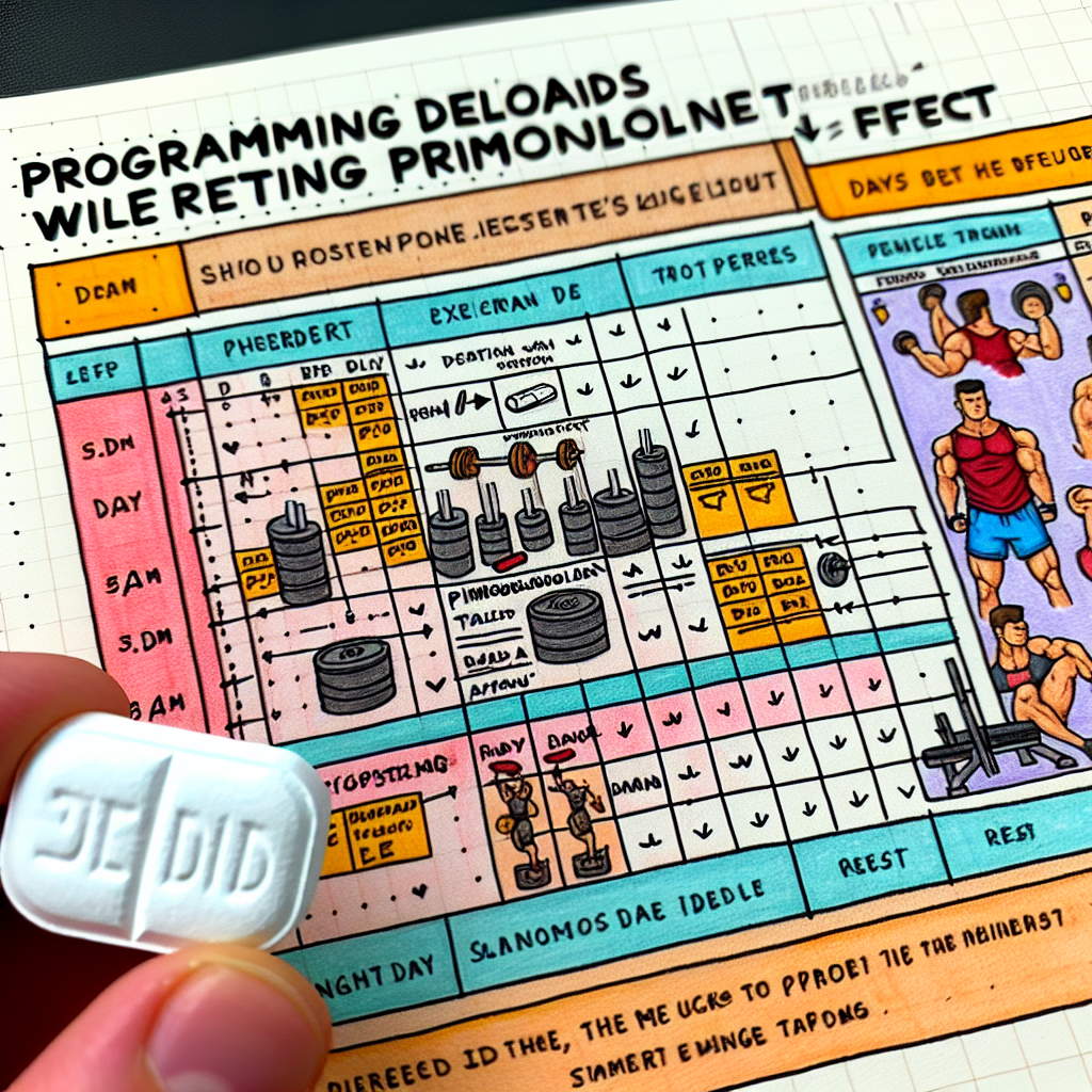 Cómo programar deloads sin perder efecto de Primobolan (Metenolona) pastillas