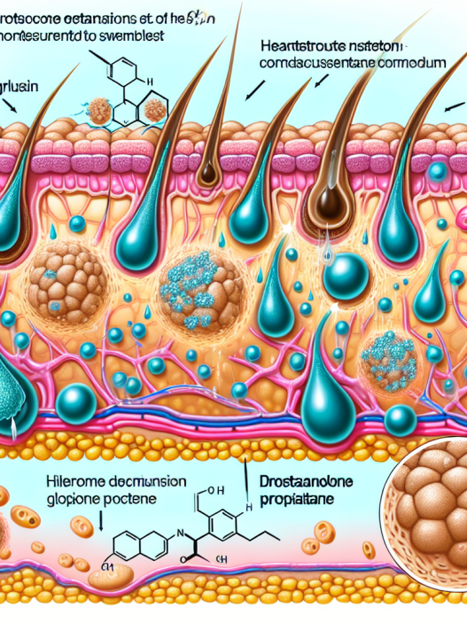 Cómo responde la piel al sudor con Propionato de drostanolona