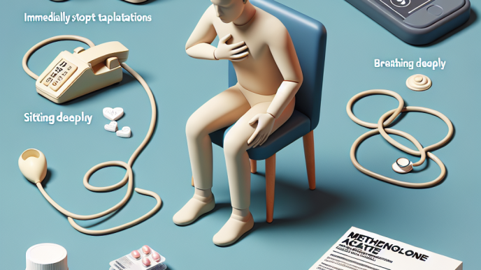 Qué hacer si Acetato de metenolona provoca palpitaciones