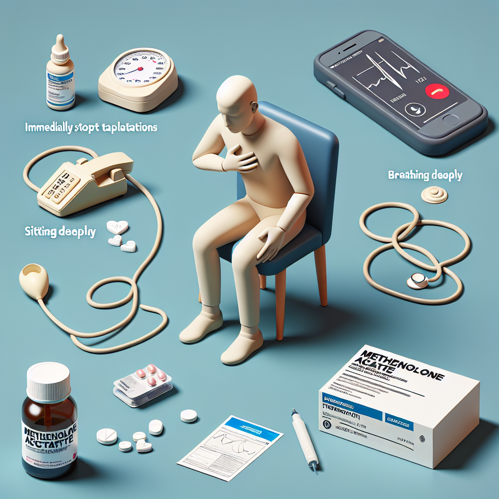 Qué hacer si Acetato de metenolona provoca palpitaciones