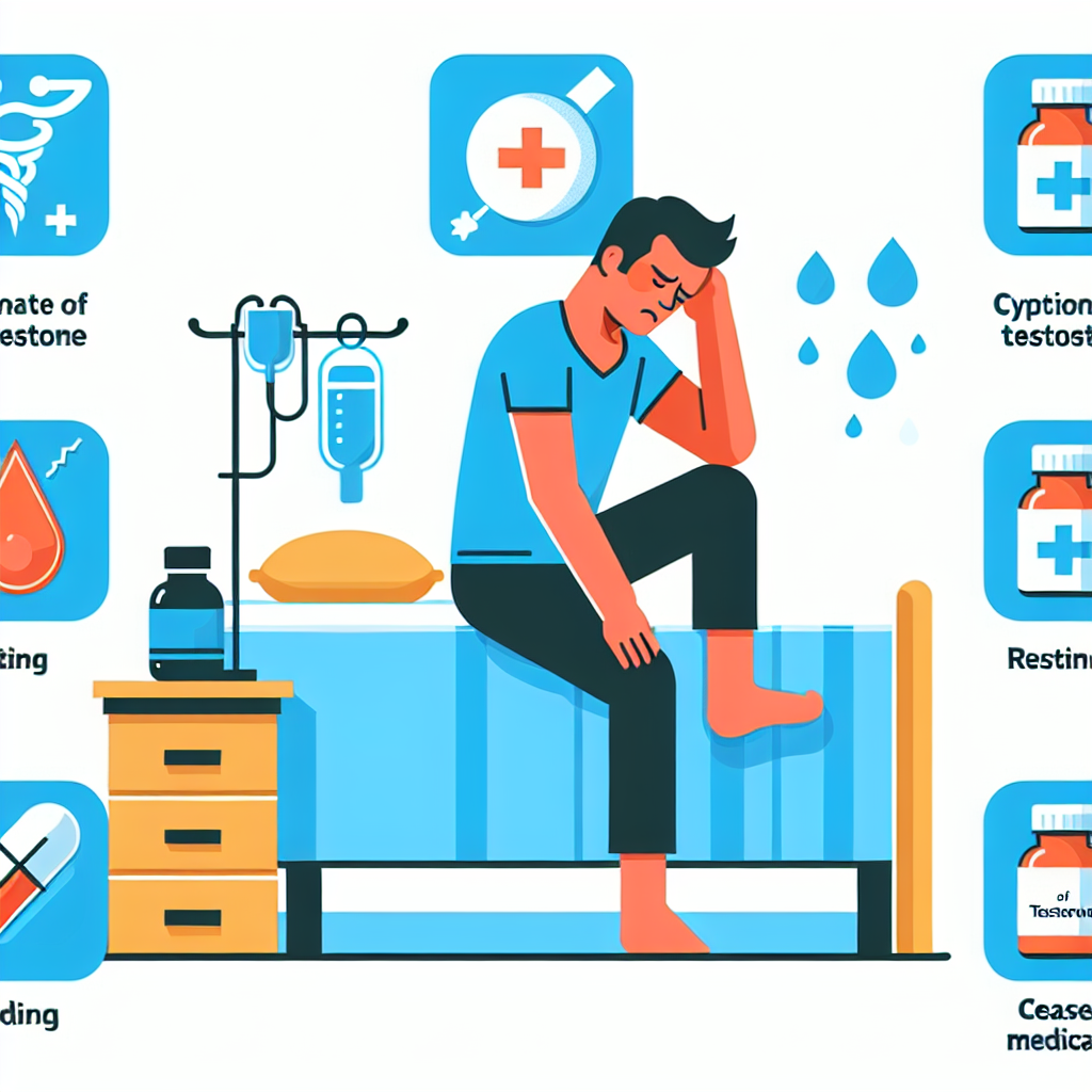 Qué hacer si te sientes enfermo usando Cipionato de testosterona