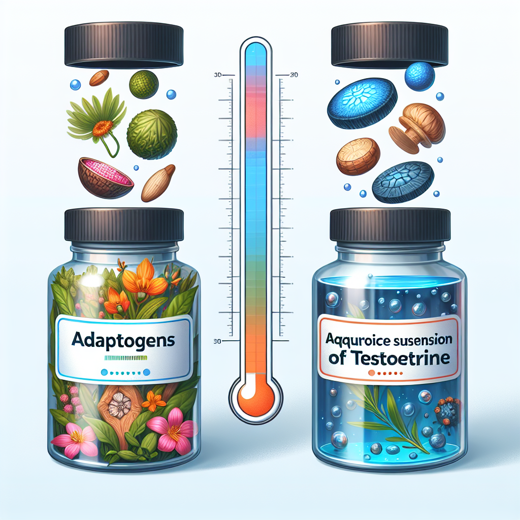 Qué tan compatibles son los adaptógenos con Suspensión acuosa de testosterona