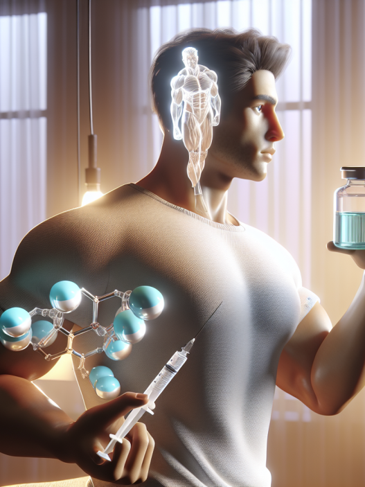 Uso de Suspensión acuosa de testosterona sin entrenamiento con pesas