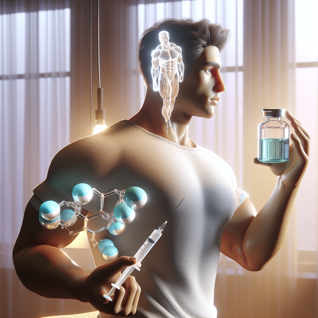 Uso de Suspensión acuosa de testosterona sin entrenamiento con pesas