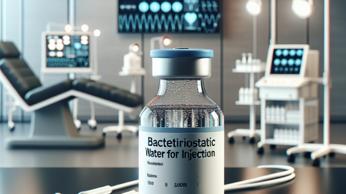 Agua bacteriostática para inyección en fases de activación neuromuscular