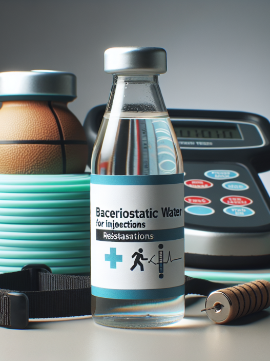Agua bacteriostática para inyección y resistencia en pruebas de esfuerzo