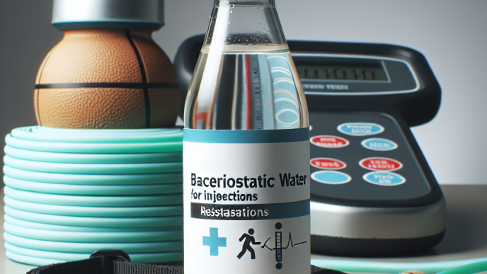 Agua bacteriostática para inyección y resistencia en pruebas de esfuerzo