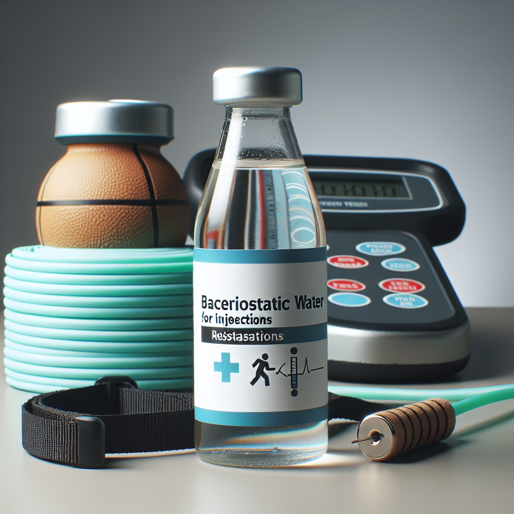 Agua bacteriostática para inyección y resistencia en pruebas de esfuerzo