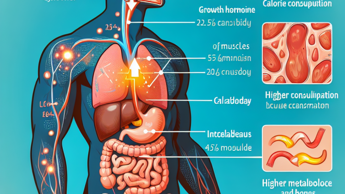 Cuánto impacta Hormona del crecimiento en tu consumo calórico