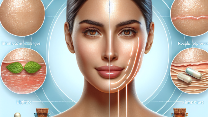 Qué cambios hay en la piel durante el uso de CLA