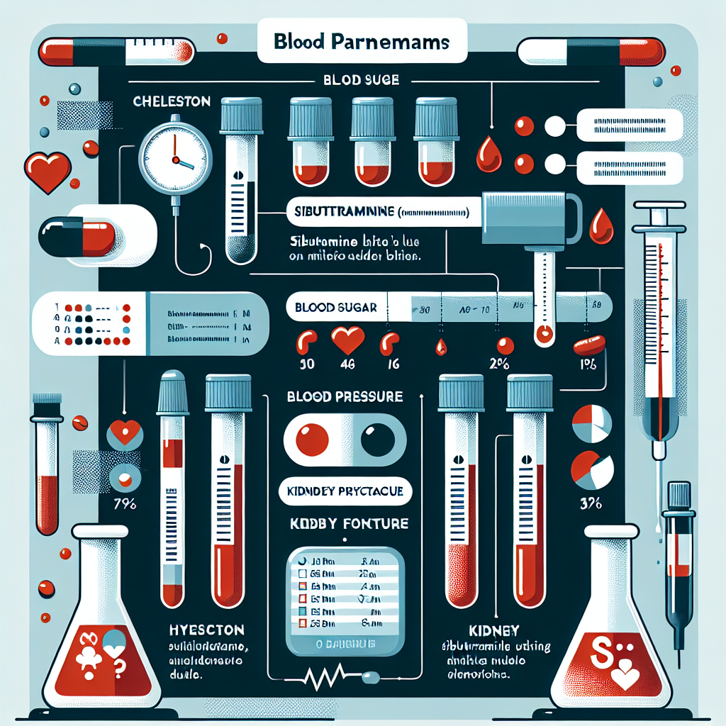 Qué parámetros vigilar en sangre al usar Sibutramine