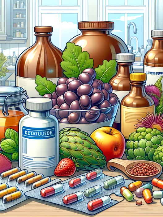 Qué suplementos hepáticos van mejor con Retatrutide