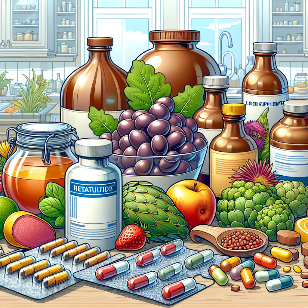 Qué suplementos hepáticos van mejor con Retatrutide