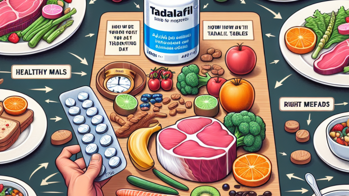 Cómo ajustar la dieta con Tadalafil para definición