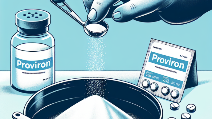 Cómo ajustar la ingesta de sal al usar Proviron