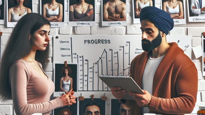 Cómo monitorear el progreso con fotos durante Vitamines