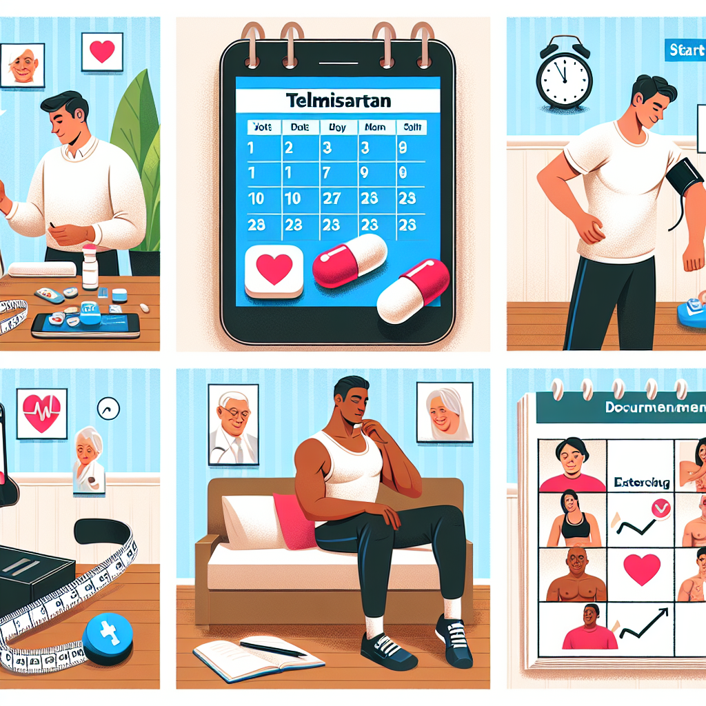 Cómo registrar tu progreso con Telmisartan en fotos