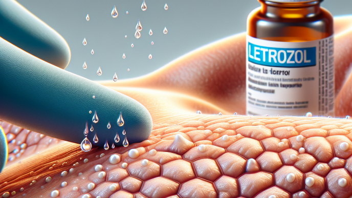 Cómo responde la piel al sudor con Letrozol