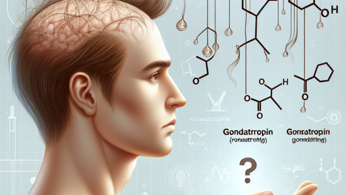 ¿Puede Gonadotropina causar caída del cabello?