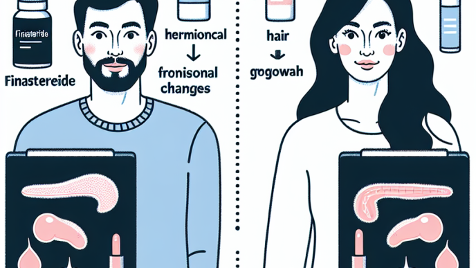 Qué diferencias esperar entre hombres y mujeres con Finasteride