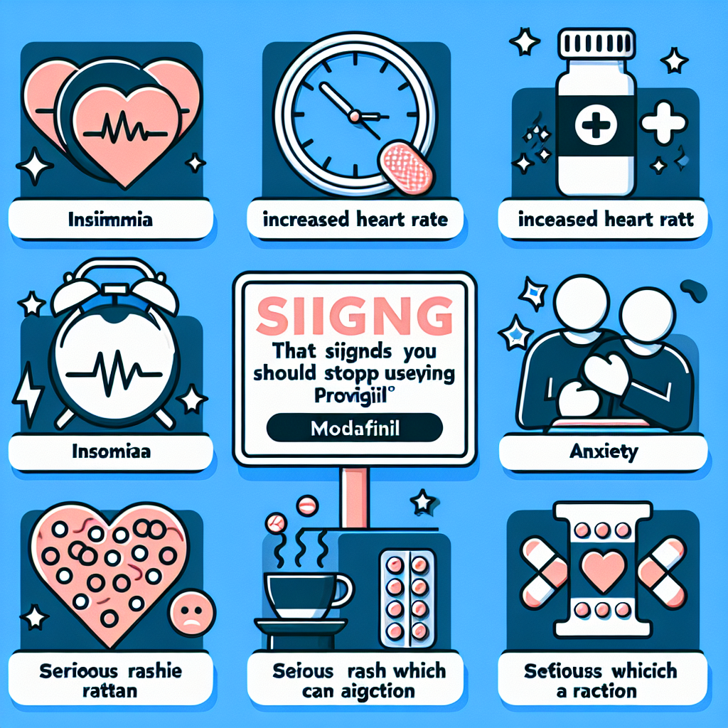 Qué señales indican que debes pausar el uso de Modafinil (Provigil)