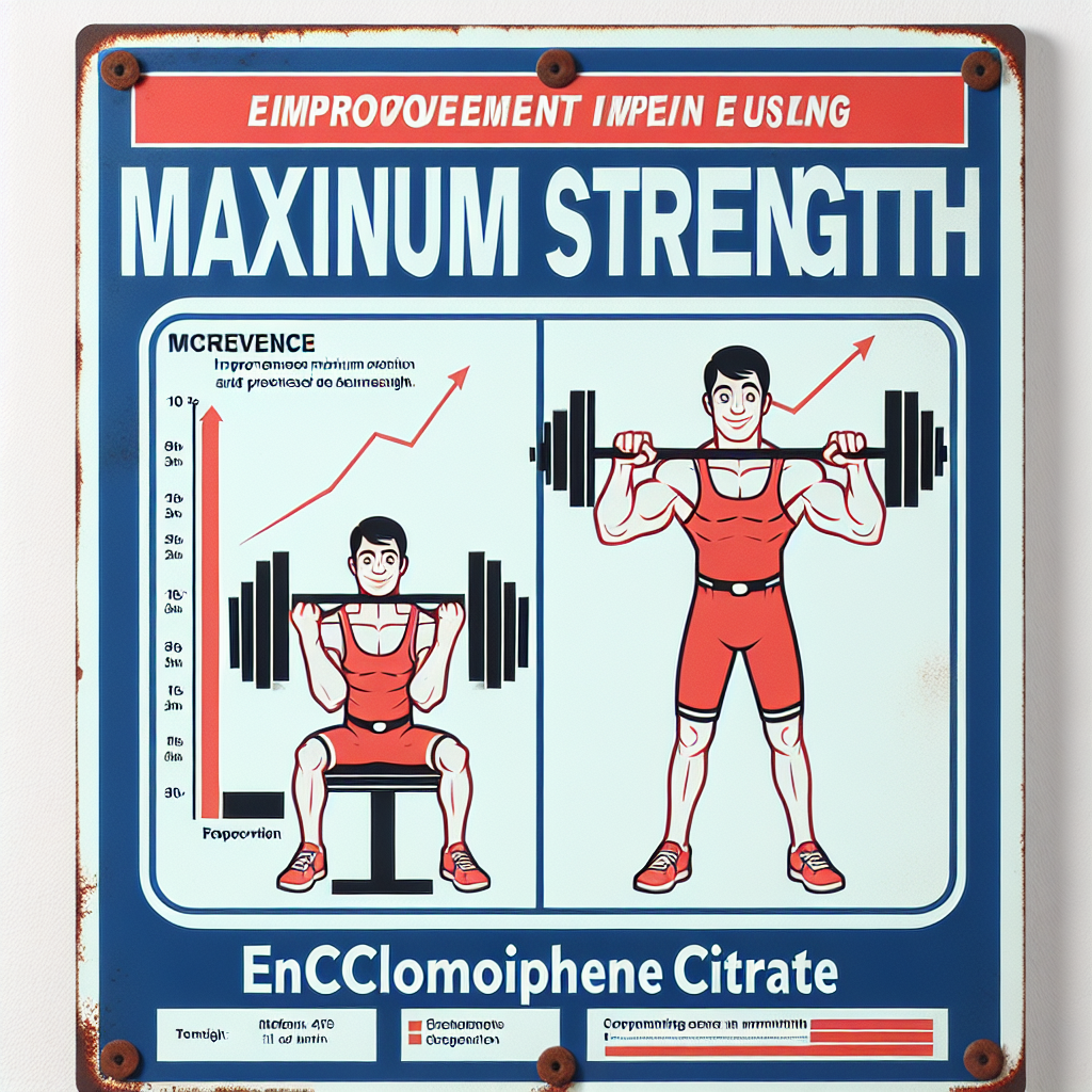 Qué tanto mejora la fuerza máxima usando Enclomiphene citrate