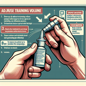 Cómo ajustar el volumen de entrenamiento con Aerosoles nasales