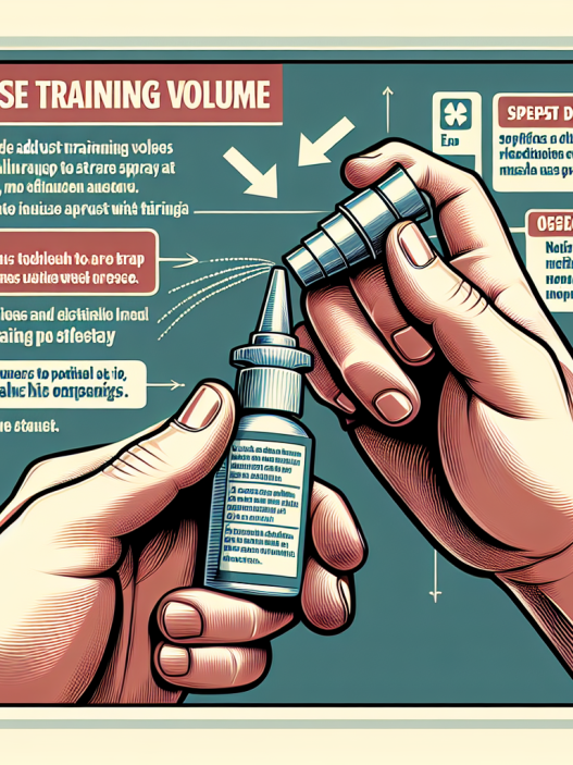 Cómo ajustar el volumen de entrenamiento con Aerosoles nasales