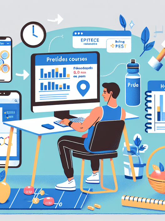 Cómo programar descansos activos mientras usas Cursos de péptidos