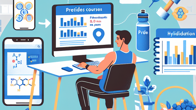 Cómo programar descansos activos mientras usas Cursos de péptidos