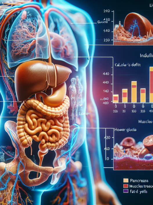 Cómo se comporta Insulina con déficit calórico severo