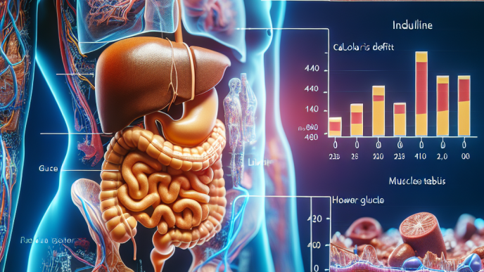 Cómo se comporta Insulina con déficit calórico severo