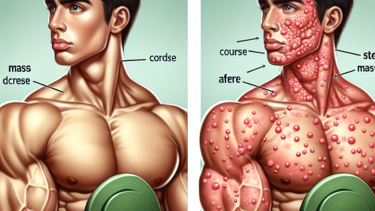 Efectos sobre la piel tras usar Cursos de esteroides para aumentar la masa muscular