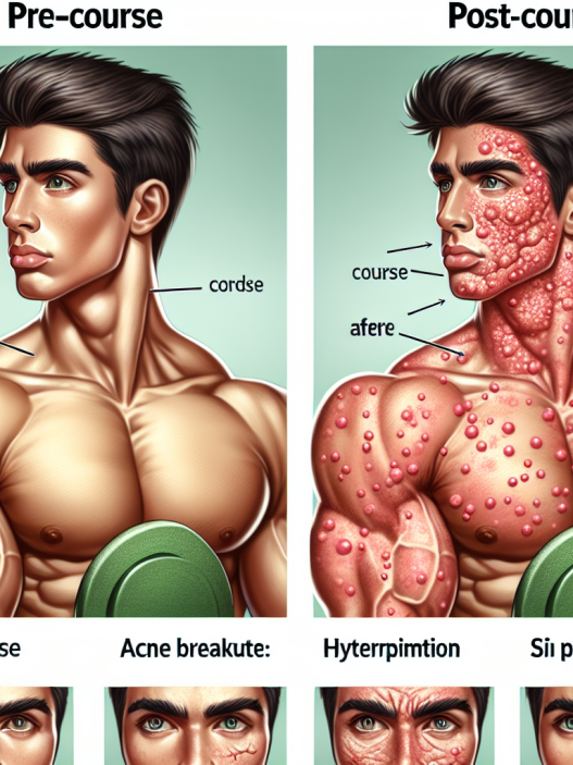 Efectos sobre la piel tras usar Cursos de esteroides para aumentar la masa muscular
