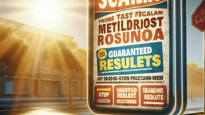 Metildrostanolona y “resultados garantizados”: señales de estafa