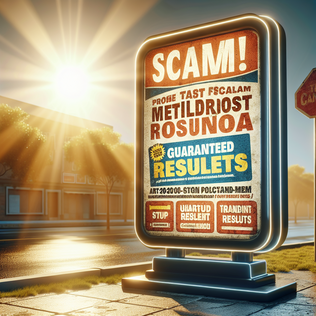 Metildrostanolona y “resultados garantizados”: señales de estafa