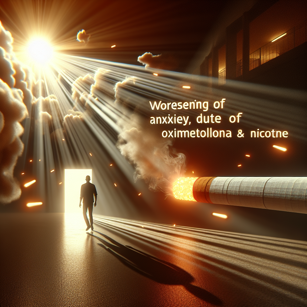 Oximetolona y nicotina: por qué puede empeorar la ansiedad