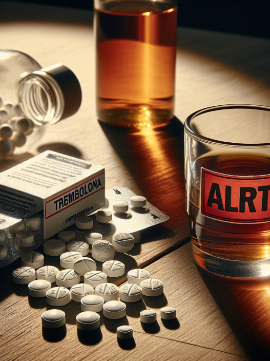 Pastillas de trembolona y consumo de alcohol: alerta