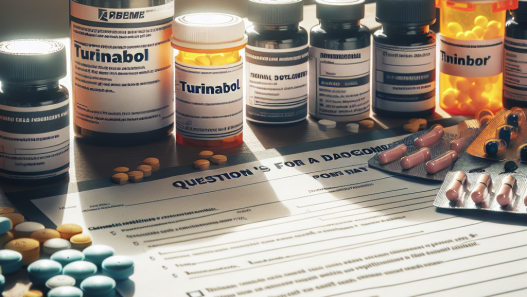 Turinabol y medicamentos comunes: lista de preguntas para tu médico